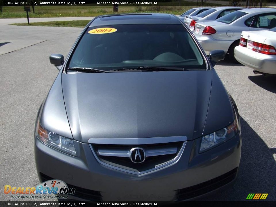 2004 Acura TL 3.2 Anthracite Metallic / Quartz Photo #8