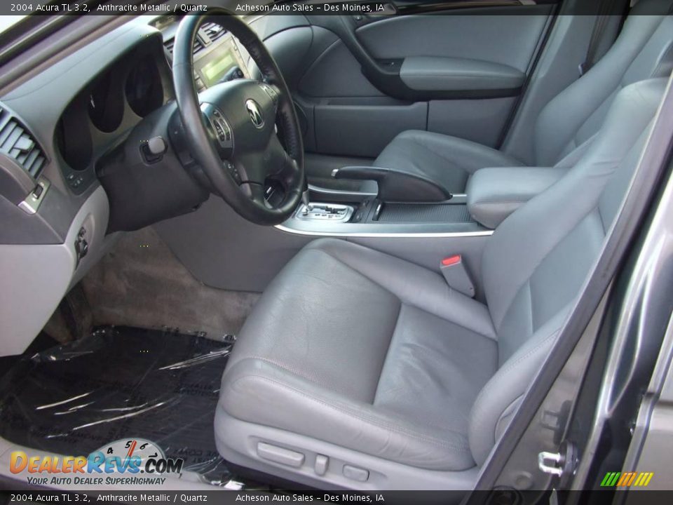 2004 Acura TL 3.2 Anthracite Metallic / Quartz Photo #9