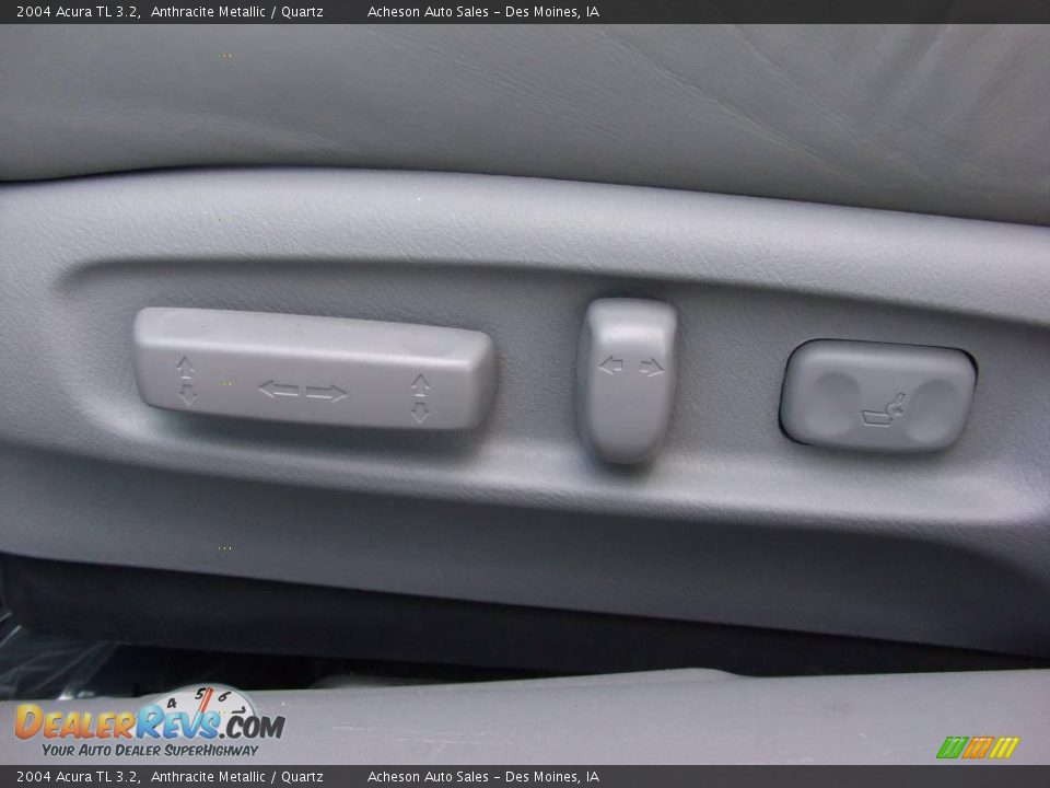 2004 Acura TL 3.2 Anthracite Metallic / Quartz Photo #12