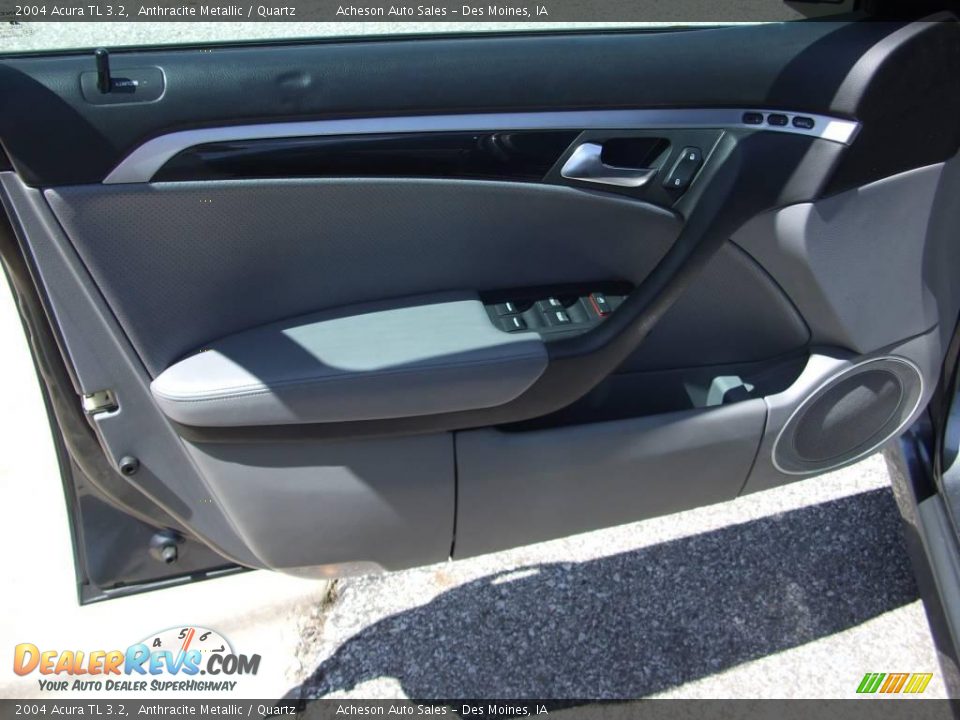 2004 Acura TL 3.2 Anthracite Metallic / Quartz Photo #14