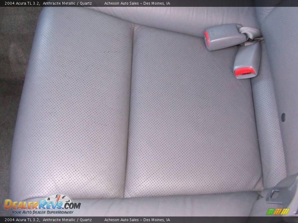 2004 Acura TL 3.2 Anthracite Metallic / Quartz Photo #16