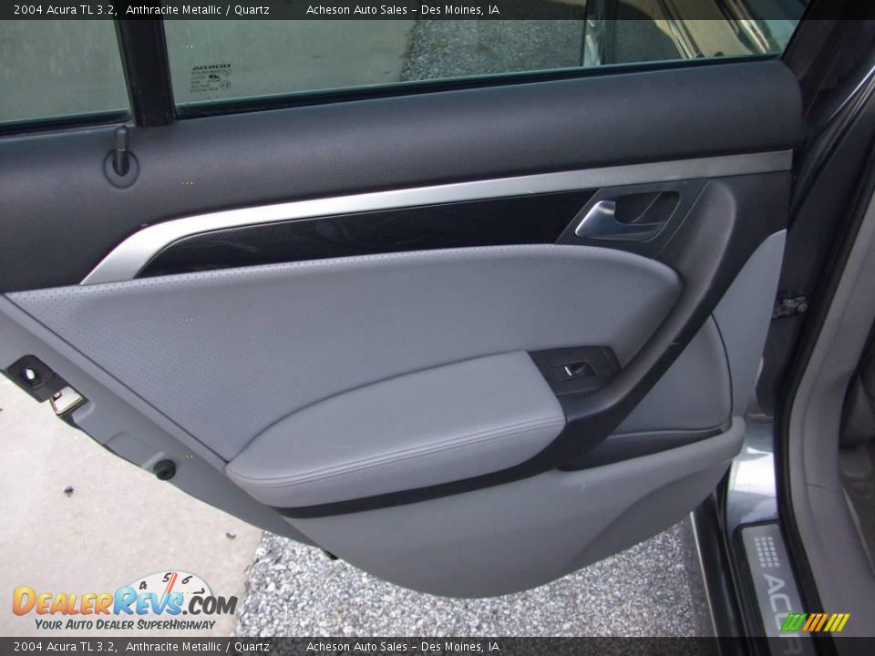 2004 Acura TL 3.2 Anthracite Metallic / Quartz Photo #18