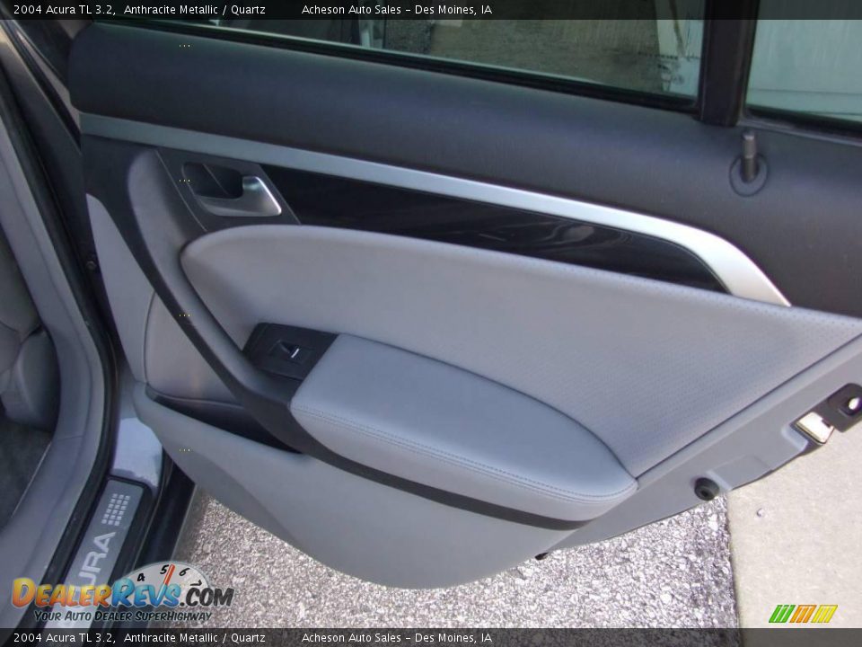 2004 Acura TL 3.2 Anthracite Metallic / Quartz Photo #22