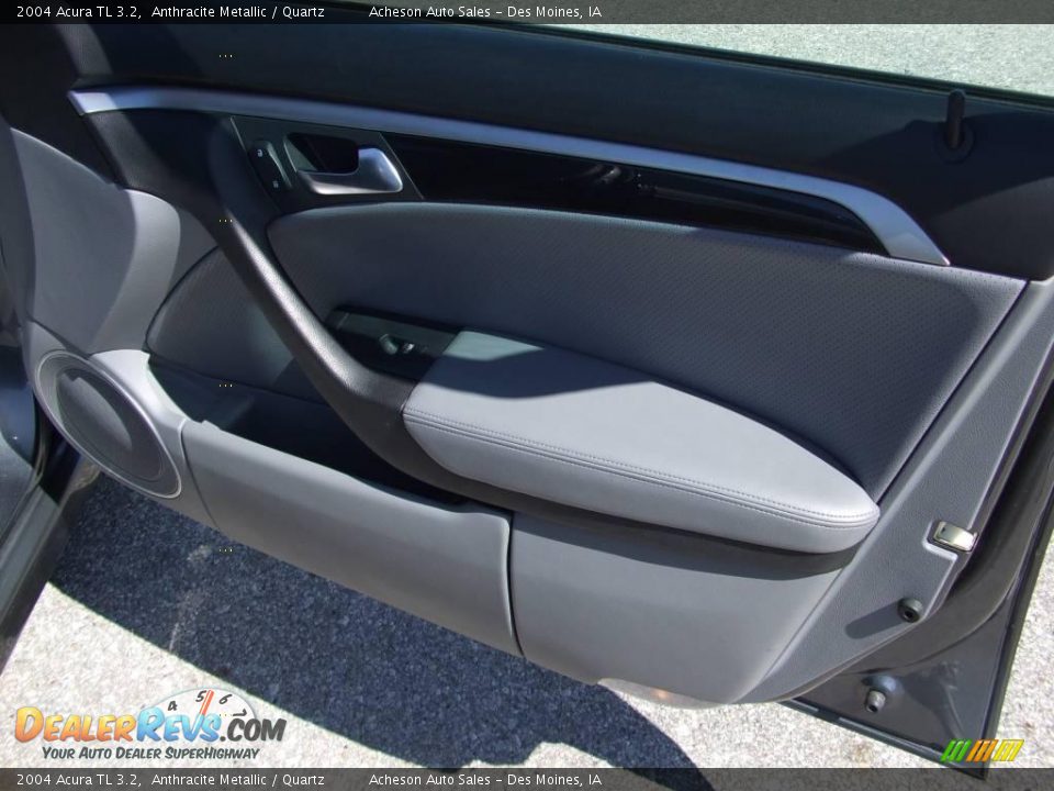 2004 Acura TL 3.2 Anthracite Metallic / Quartz Photo #27