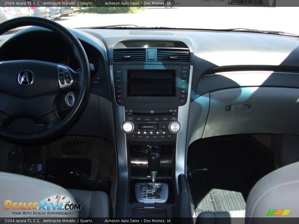2004 Acura TL 3.2 Anthracite Metallic / Quartz Photo #28