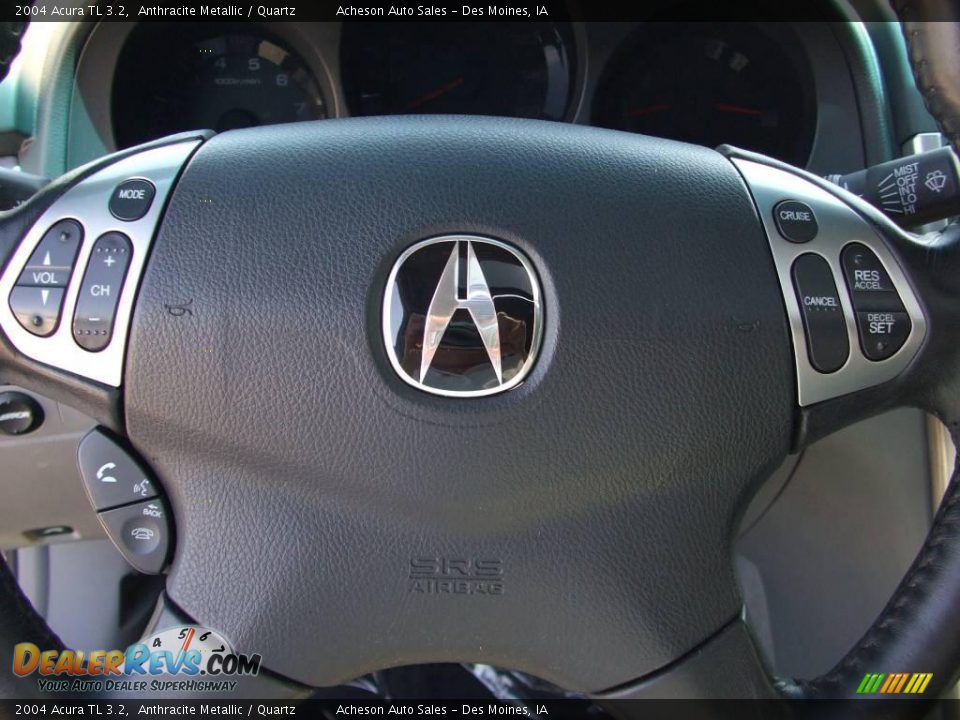 2004 Acura TL 3.2 Anthracite Metallic / Quartz Photo #31