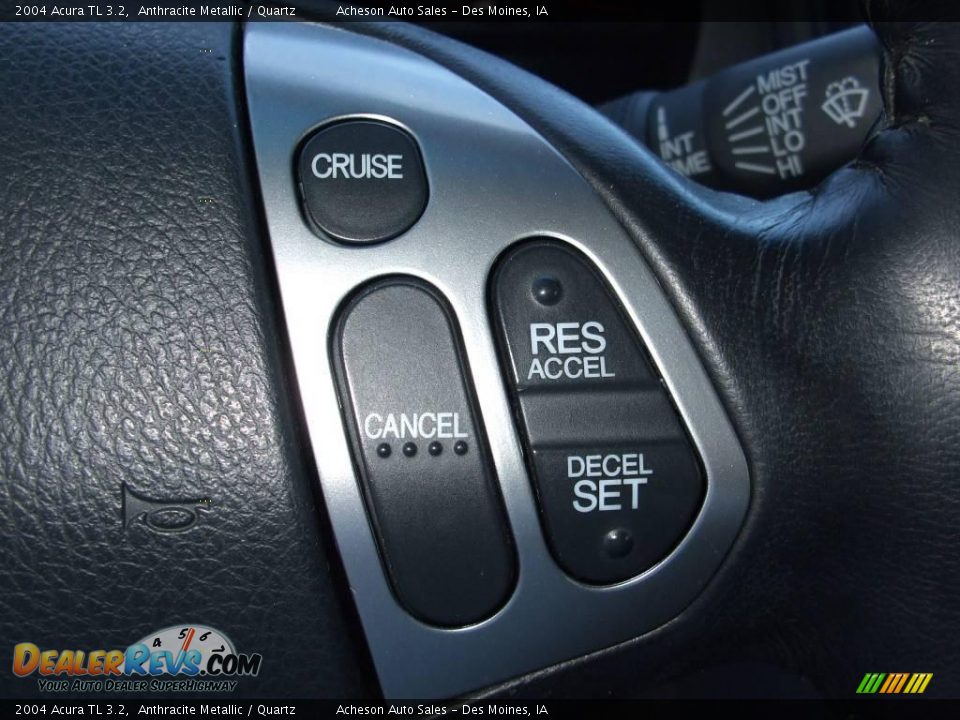 2004 Acura TL 3.2 Anthracite Metallic / Quartz Photo #32