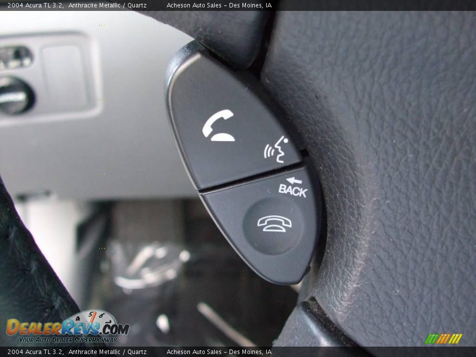 2004 Acura TL 3.2 Anthracite Metallic / Quartz Photo #34
