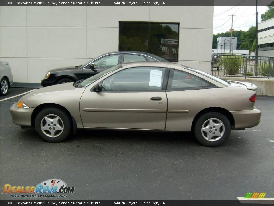 2000 Chevrolet Cavalier Coupe Sandrift Metallic / Neutral Photo #1