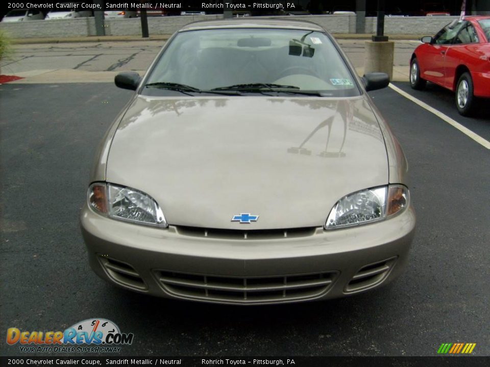 2000 Chevrolet Cavalier Coupe Sandrift Metallic / Neutral Photo #6