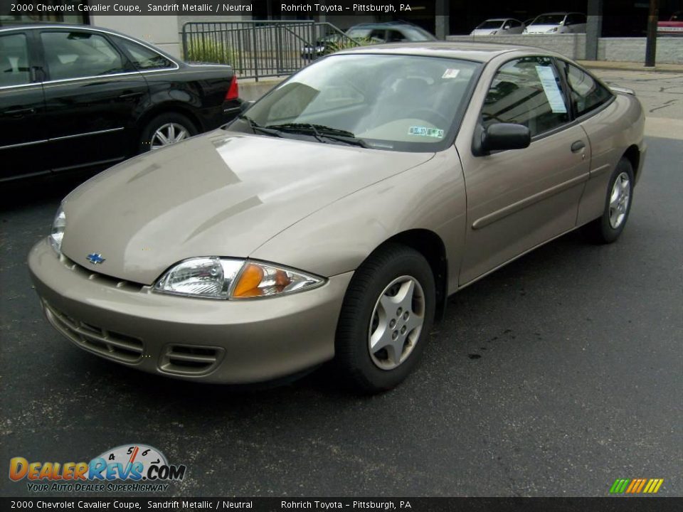 2000 Chevrolet Cavalier Coupe Sandrift Metallic / Neutral Photo #7