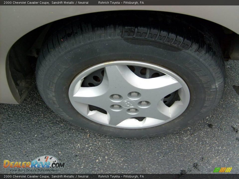 2000 Chevrolet Cavalier Coupe Sandrift Metallic / Neutral Photo #8