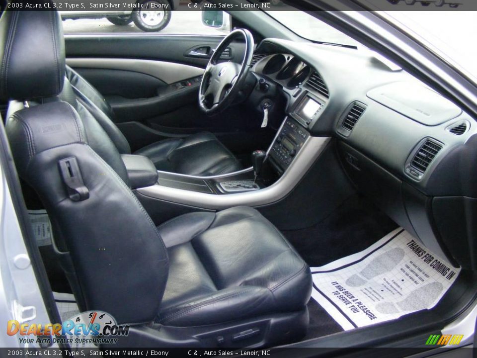 2003 Acura CL 3.2 Type S Satin Silver Metallic / Ebony Photo #5