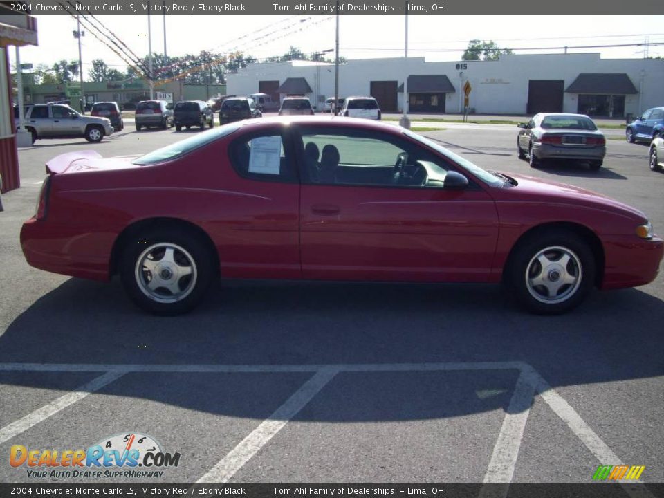 2004 Chevrolet Monte Carlo LS Victory Red / Ebony Black Photo #6