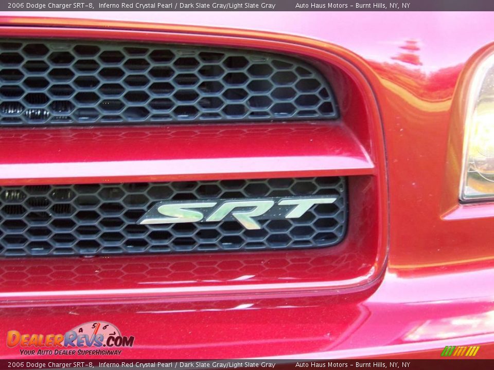 2006 Dodge Charger SRT-8 Inferno Red Crystal Pearl / Dark Slate Gray/Light Slate Gray Photo #3