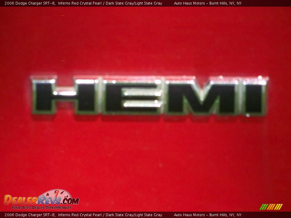 2006 Dodge Charger SRT-8 Inferno Red Crystal Pearl / Dark Slate Gray/Light Slate Gray Photo #5