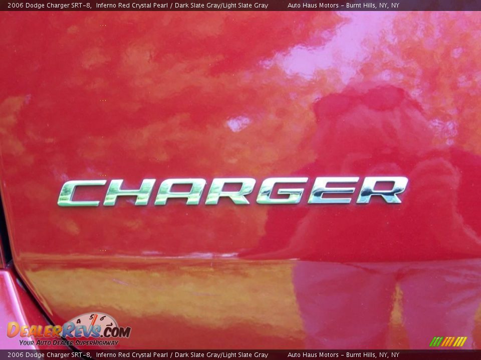 2006 Dodge Charger SRT-8 Inferno Red Crystal Pearl / Dark Slate Gray/Light Slate Gray Photo #8