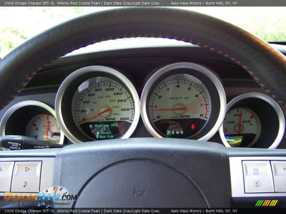 2006 Dodge Charger SRT-8 Inferno Red Crystal Pearl / Dark Slate Gray/Light Slate Gray Photo #11