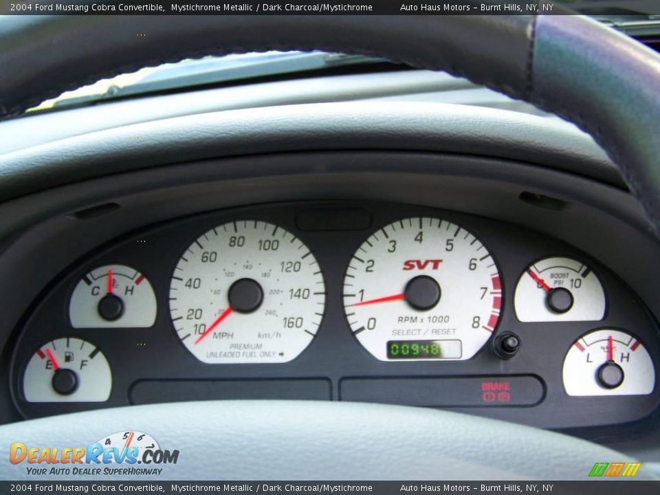 2004 Ford Mustang Cobra Convertible Gauges Photo #19