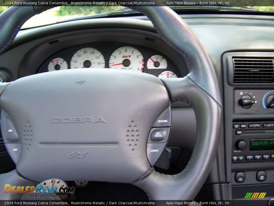 2004 Ford Mustang Cobra Convertible Steering Wheel Photo #20