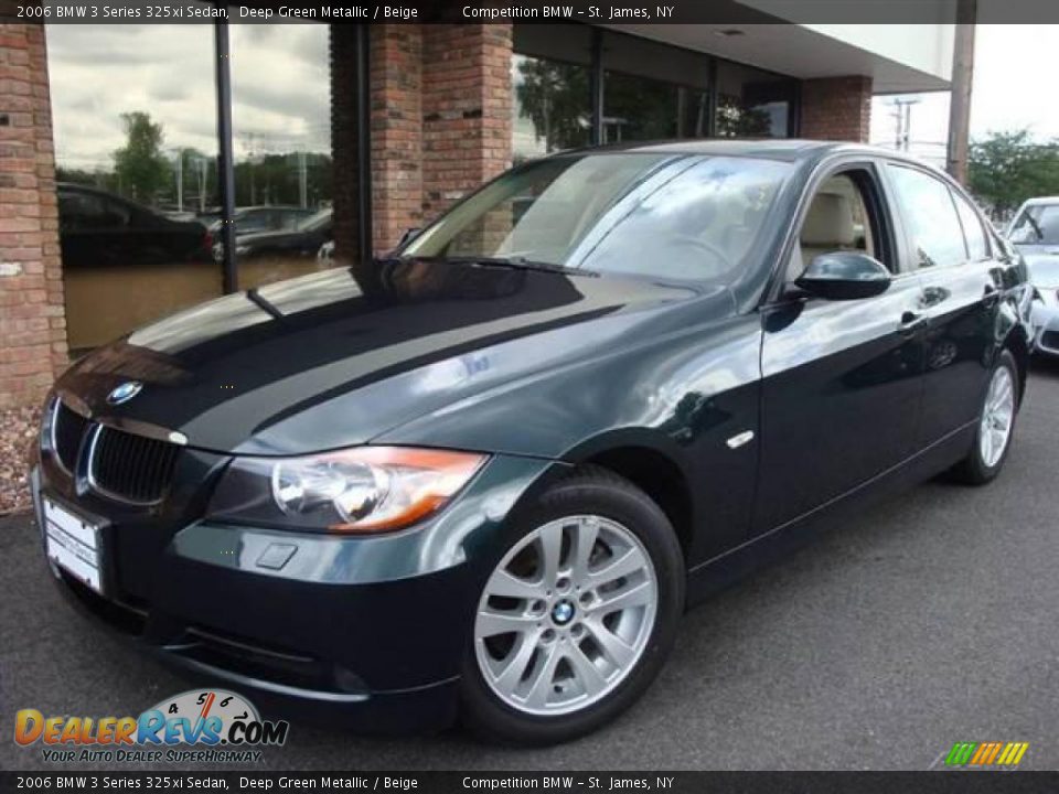 2006 BMW 3 Series 325xi Sedan Deep Green Metallic / Beige Photo #1