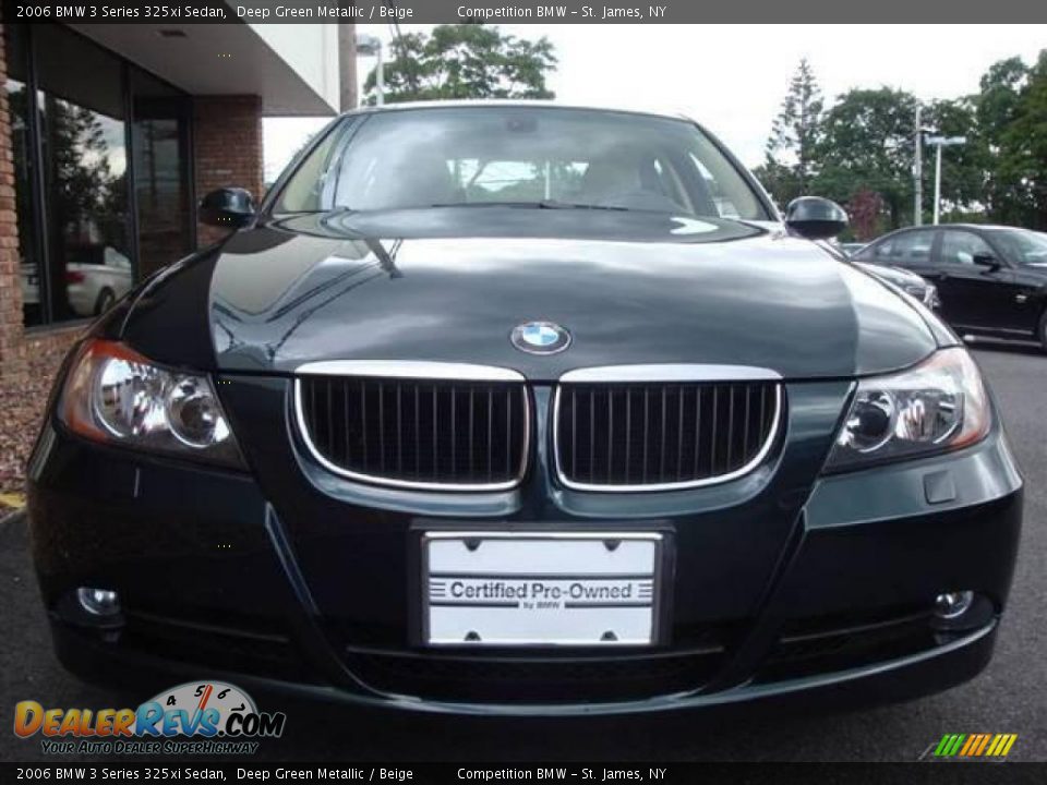 2006 BMW 3 Series 325xi Sedan Deep Green Metallic / Beige Photo #2