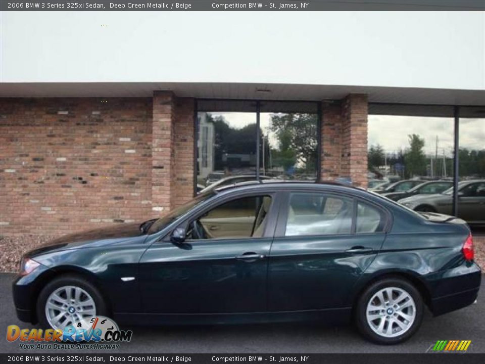 2006 BMW 3 Series 325xi Sedan Deep Green Metallic / Beige Photo #3