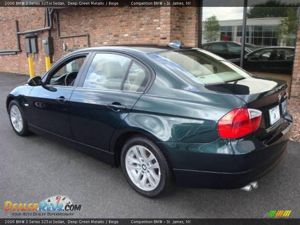 2006 BMW 3 Series 325xi Sedan Deep Green Metallic / Beige Photo #4