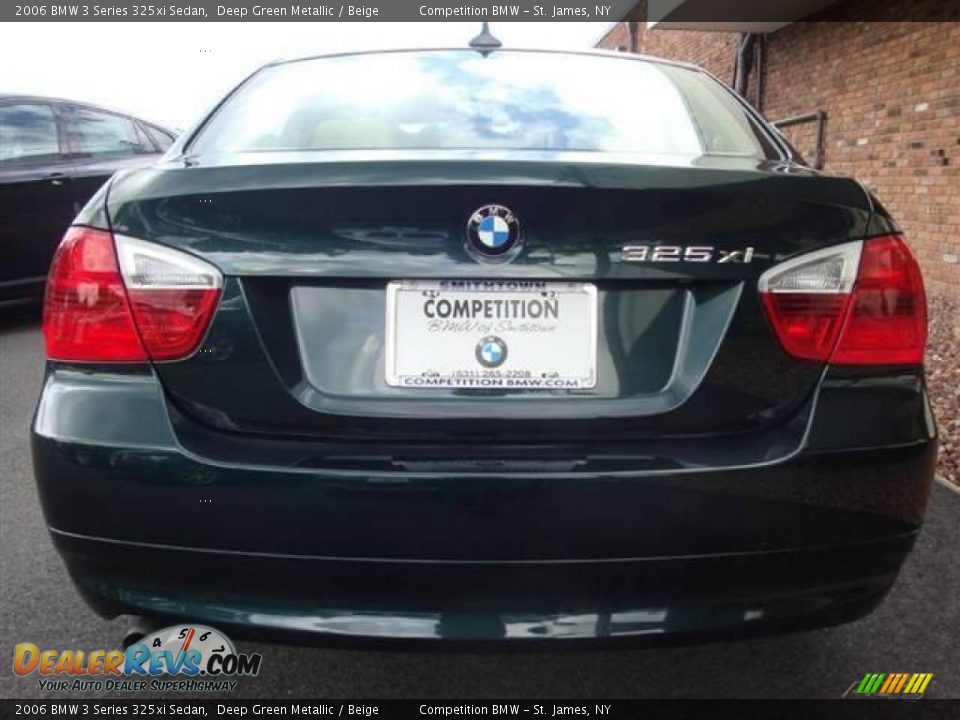 2006 BMW 3 Series 325xi Sedan Deep Green Metallic / Beige Photo #5