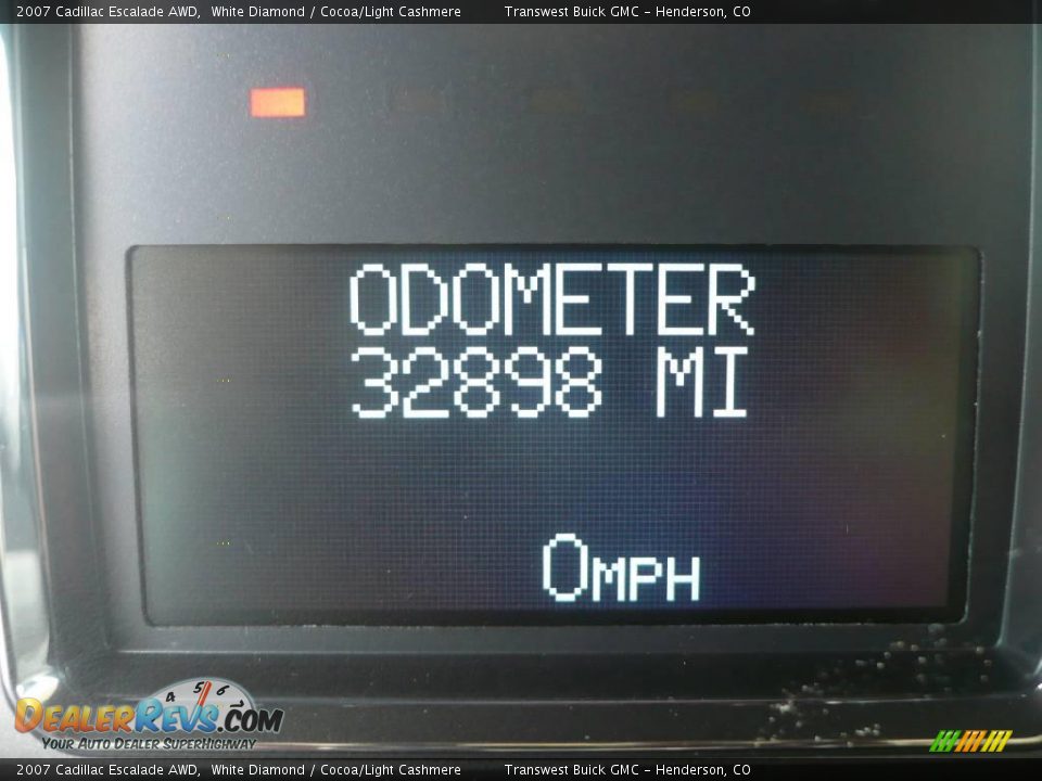 2007 Cadillac Escalade AWD White Diamond / Cocoa/Light Cashmere Photo #15