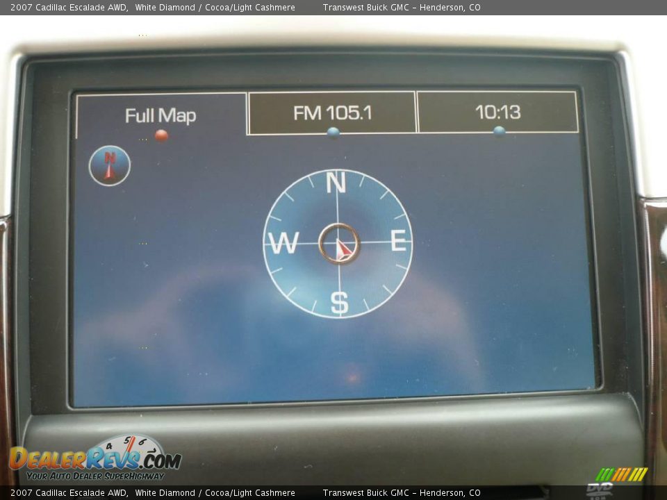 2007 Cadillac Escalade AWD White Diamond / Cocoa/Light Cashmere Photo #21