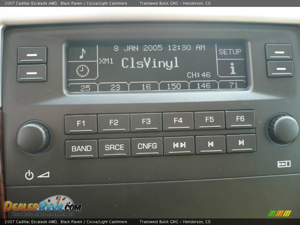 2007 Cadillac Escalade AWD Black Raven / Cocoa/Light Cashmere Photo #20