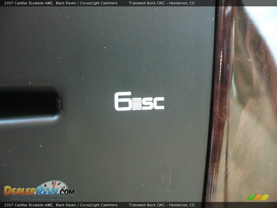 2007 Cadillac Escalade AWD Black Raven / Cocoa/Light Cashmere Photo #22