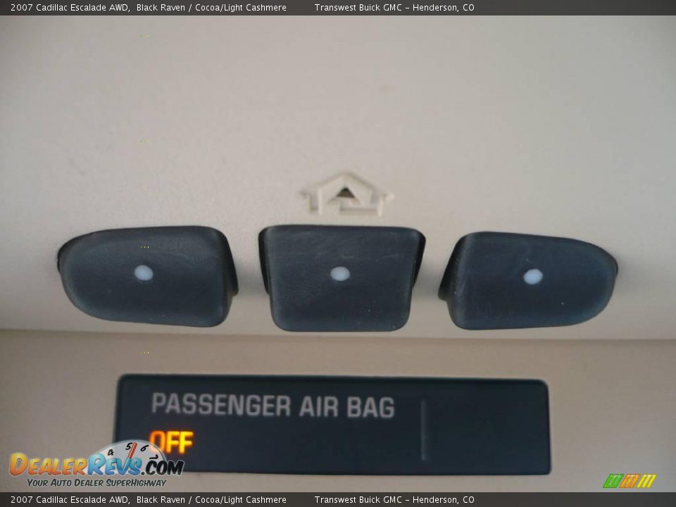 2007 Cadillac Escalade AWD Black Raven / Cocoa/Light Cashmere Photo #27