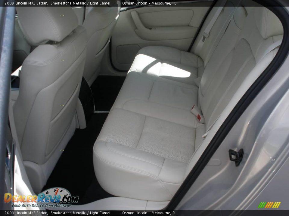 2009 Lincoln MKS Sedan Smokestone Metallic / Light Camel Photo #15