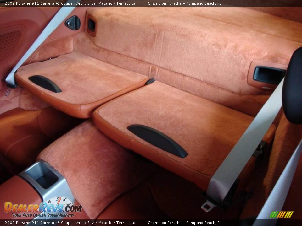 2009 Porsche 911 Carrera 4S Coupe Arctic Silver Metallic / Terracotta Photo #15