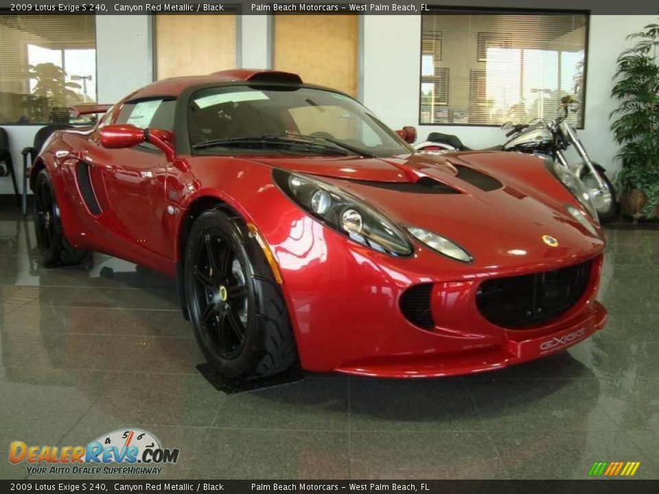 2009 Lotus Exige S 240 Canyon Red Metallic / Black Photo #3