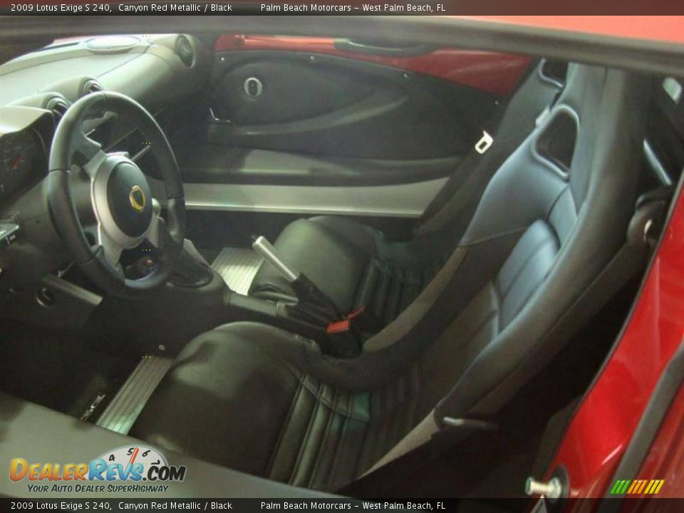 2009 Lotus Exige S 240 Canyon Red Metallic / Black Photo #12