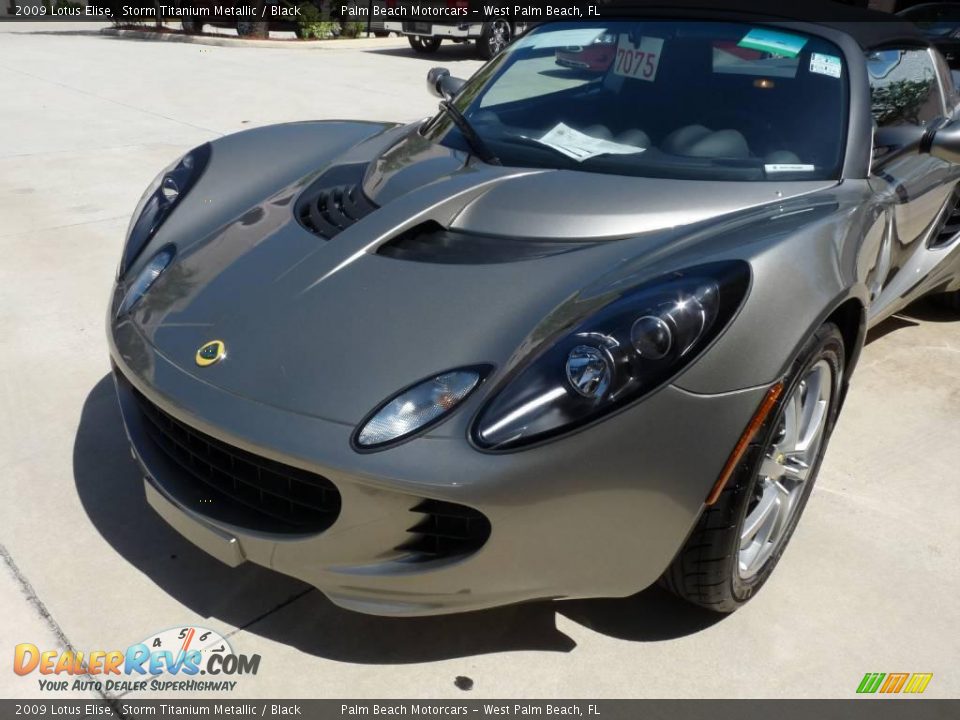 2009 Lotus Elise Storm Titanium Metallic / Black Photo #10