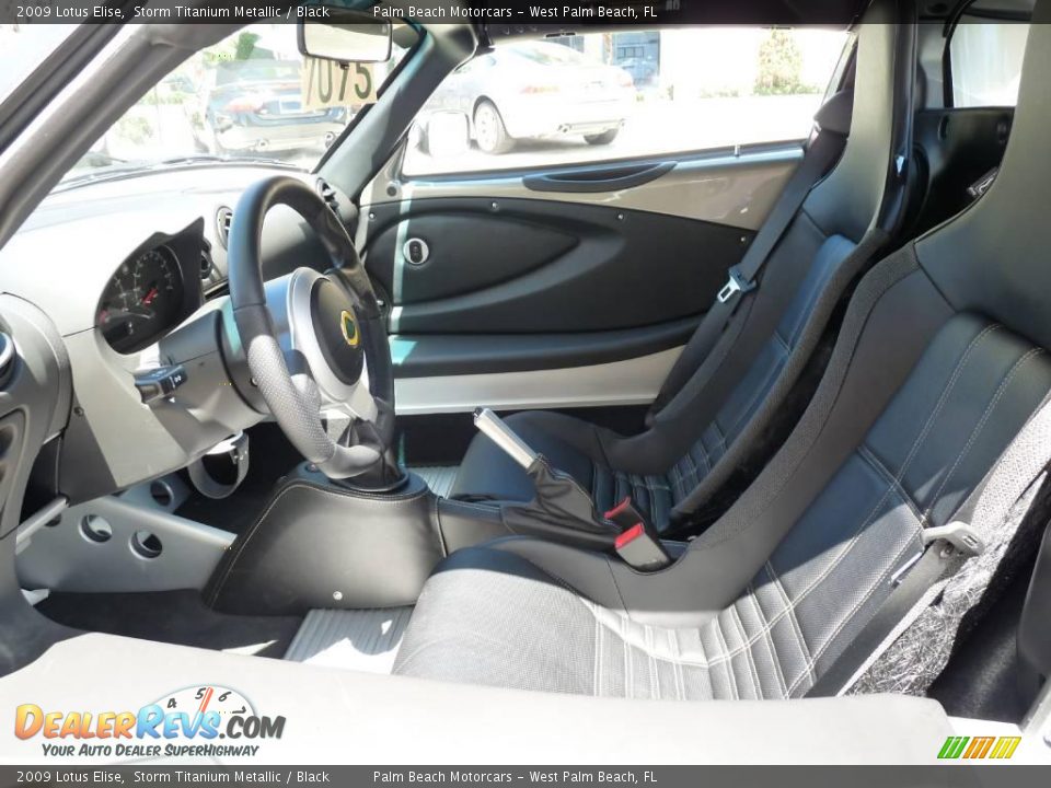 2009 Lotus Elise Storm Titanium Metallic / Black Photo #12