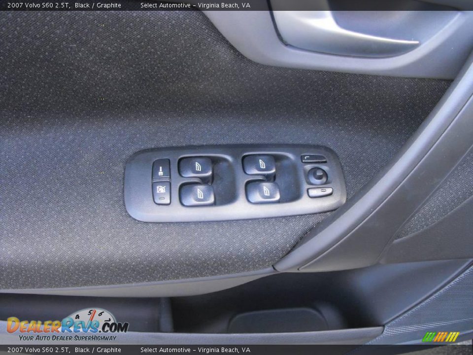 2007 Volvo S60 2.5T Black / Graphite Photo #20