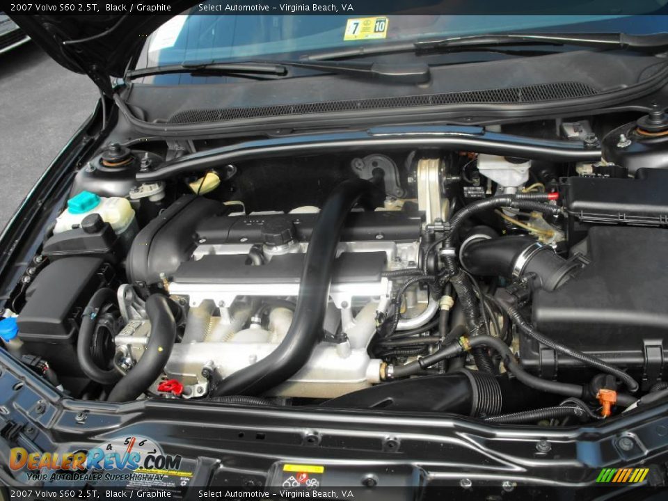 2007 Volvo S60 2.5T Black / Graphite Photo #21