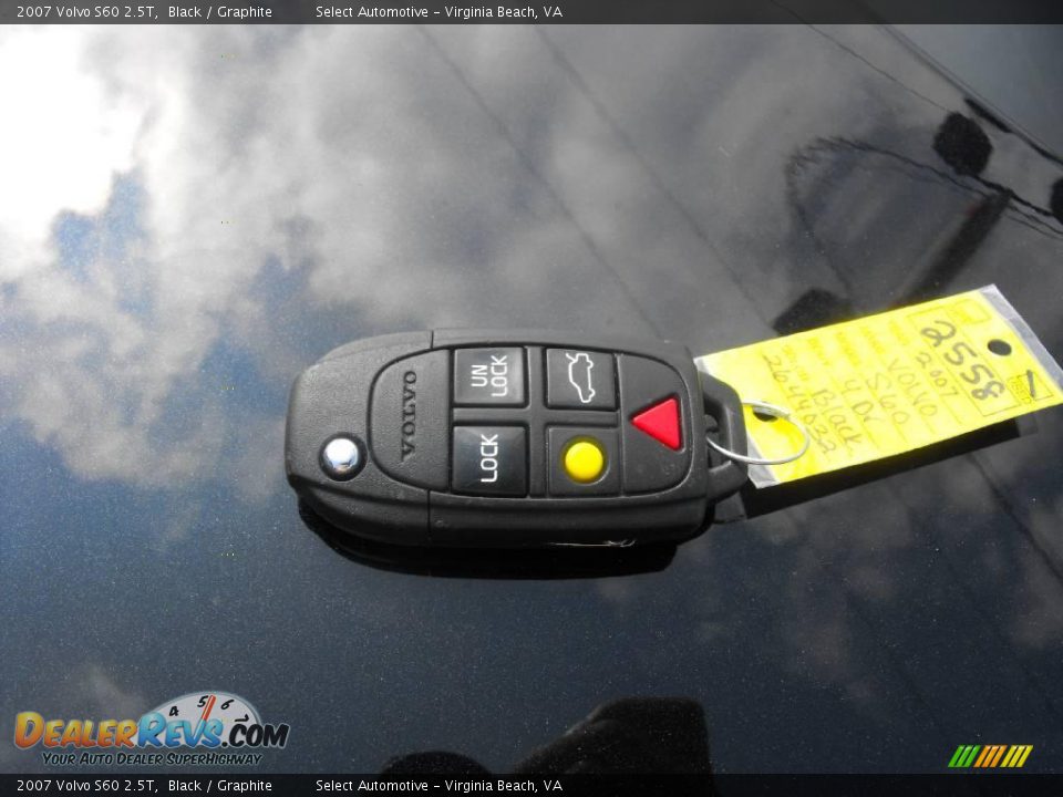 2007 Volvo S60 2.5T Black / Graphite Photo #23