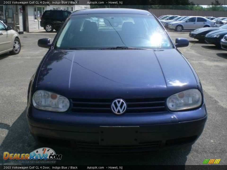 2003 Volkswagen Golf GL 4 Door Indigo Blue / Black Photo #1