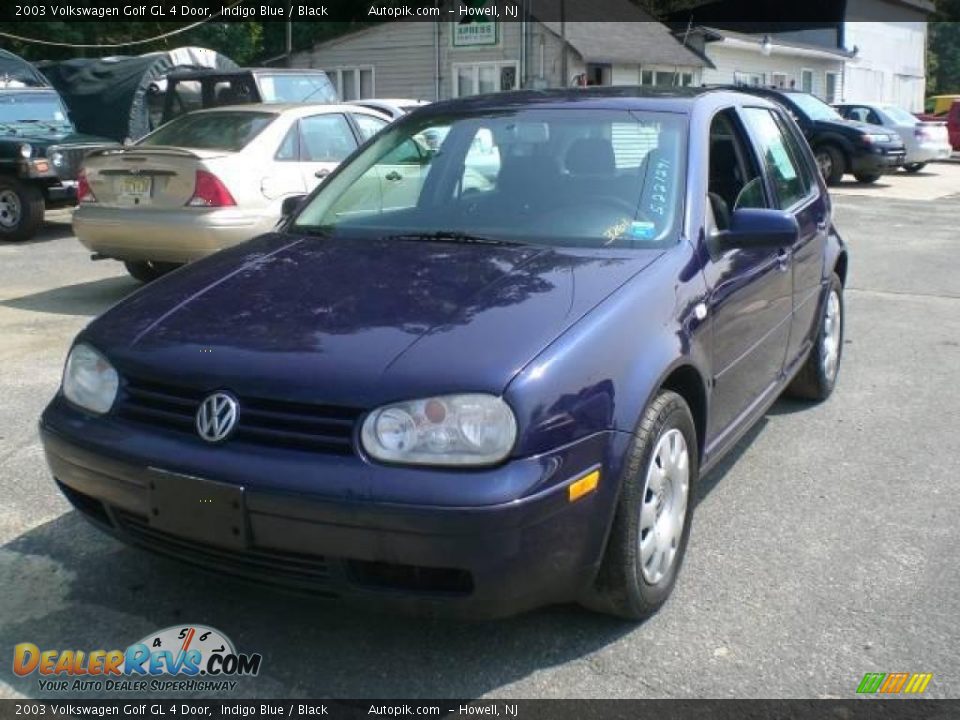 2003 Volkswagen Golf GL 4 Door Indigo Blue / Black Photo #3