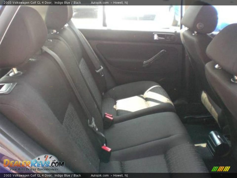 2003 Volkswagen Golf GL 4 Door Indigo Blue / Black Photo #11