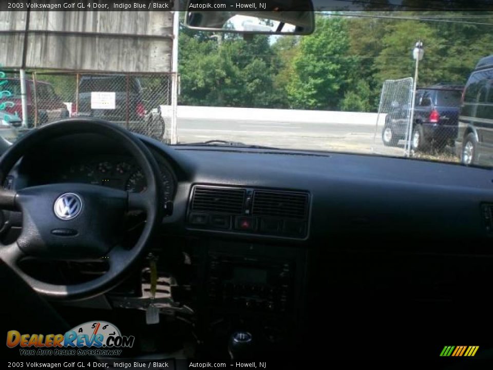 2003 Volkswagen Golf GL 4 Door Indigo Blue / Black Photo #12