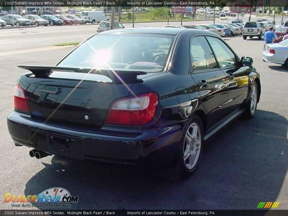 2002 Subaru Impreza WRX Sedan Midnight Black Pearl / Black Photo #5