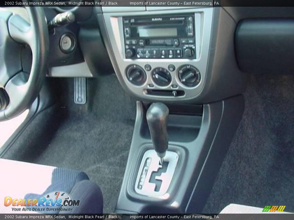 2002 Subaru Impreza WRX Sedan Midnight Black Pearl / Black Photo #7