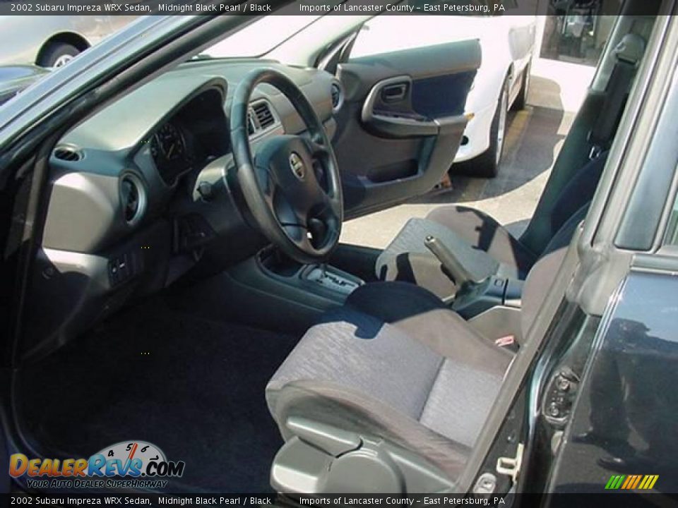 2002 Subaru Impreza WRX Sedan Midnight Black Pearl / Black Photo #8